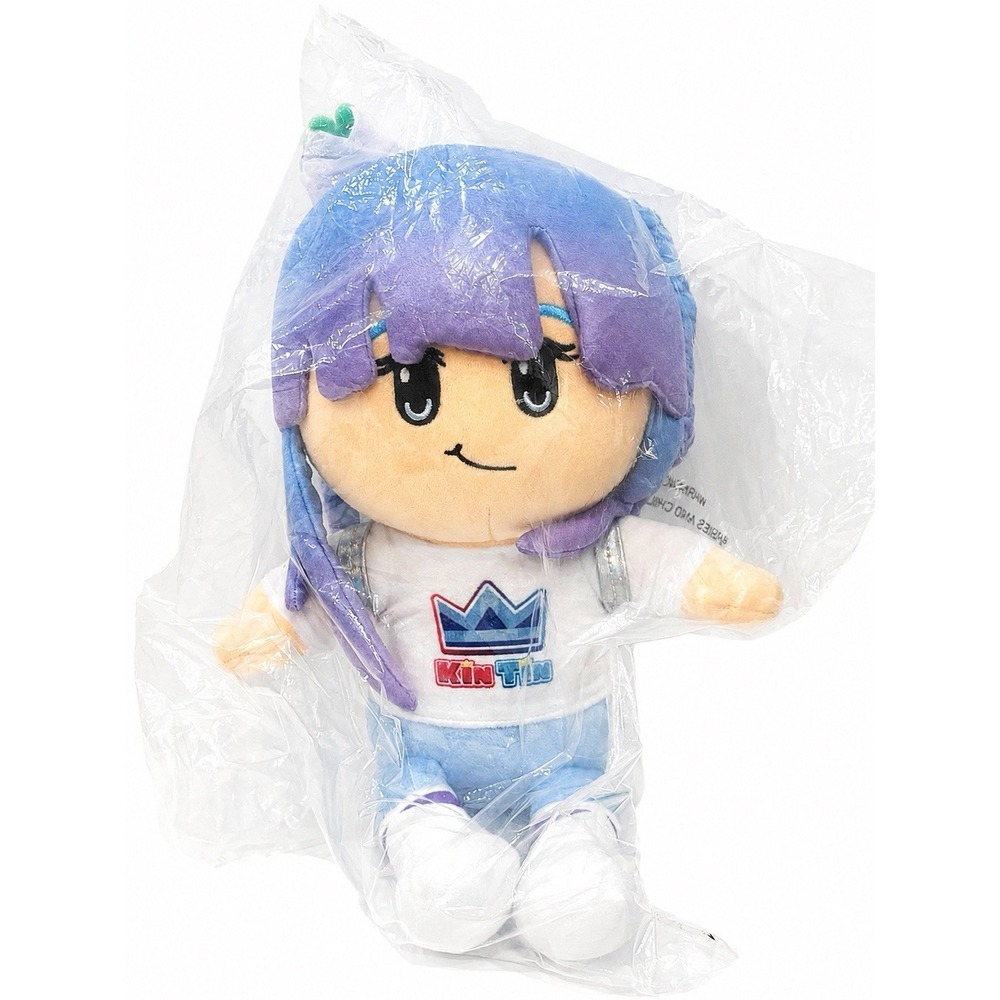 Kin Tin Krew Plush Toy Doll YouTube Character Purple Hair Backpack New Sealed